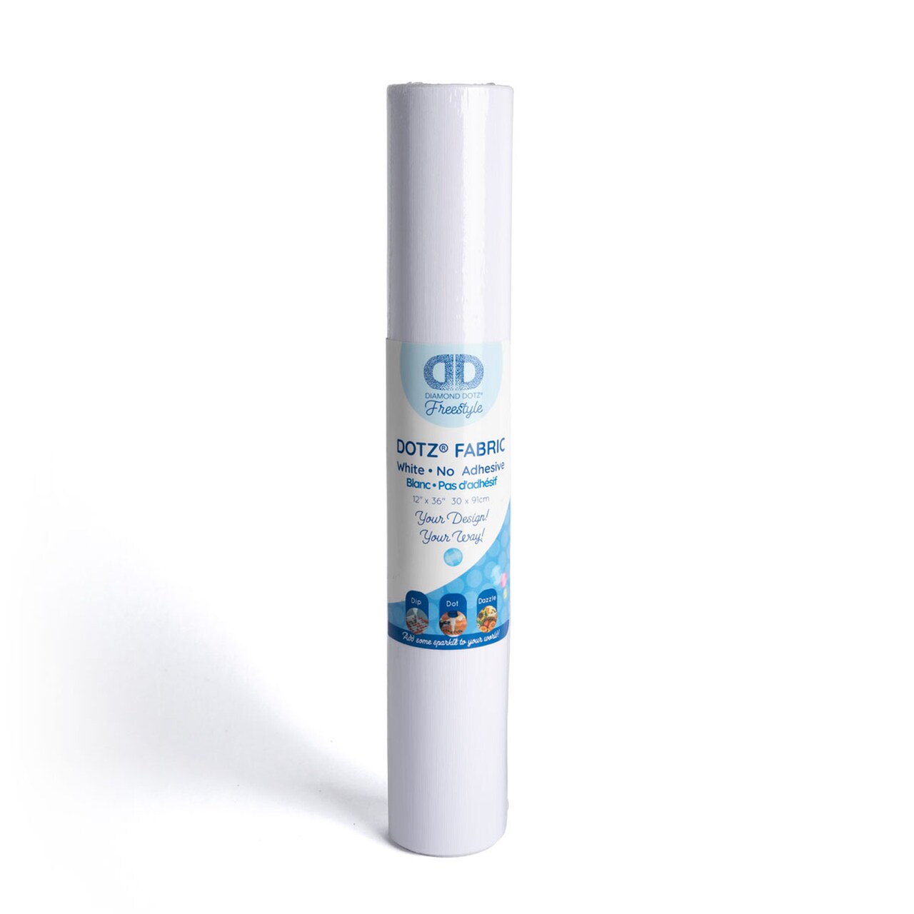 Diamond Dotz Fabric Roll Plain Without Adhesive 12x36 – Diamond Painting Canvas, Art Paper, Craft Supplies for Diamond Art Projects and DIY Crafts